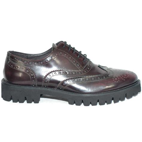 scarpe gucci bordaux|Scarpa stringata uomo in pelle bordeaux scuro .